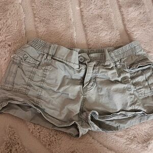 Casual Gray Cargo Shorts